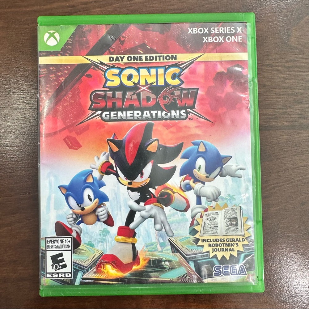 Sonic Shadow Generations for Xbox Series X/Xbox One